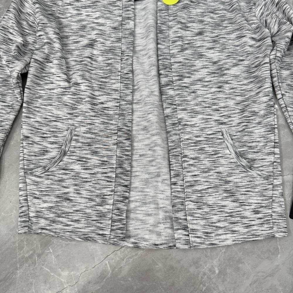 Girls' Champion C9 Open Front Heathered Hooded Jacket Thumbholes Large 10-12 - Picture 5 of 16